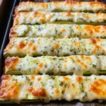 Cheesy Zucchini Breadsticks