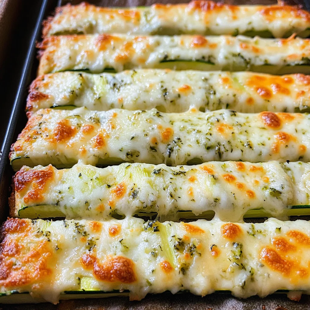 Cheesy Zucchini Breadsticks