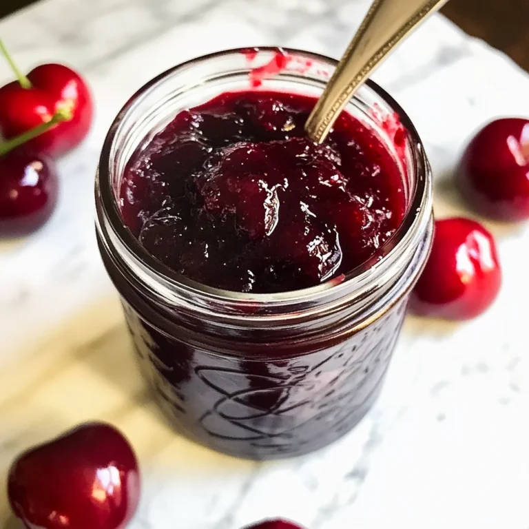 Cherry Jam Recipe Without Pectin and Low Sugar