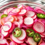 Easy Quick Pickled Radishes