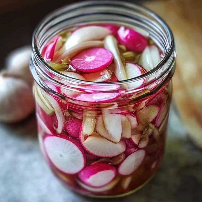 Easy Quick Pickled Radishes