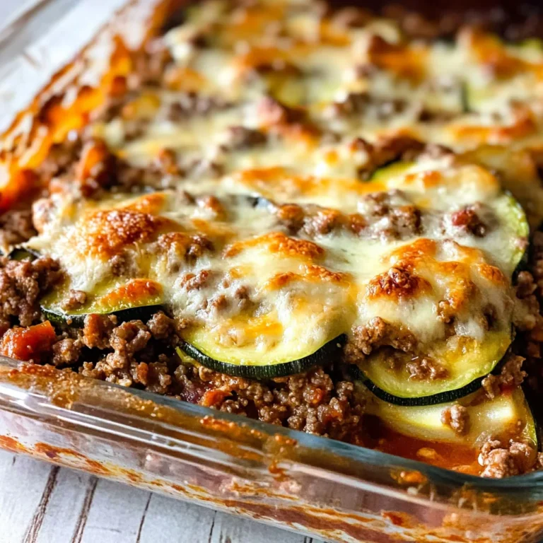 Ground Beef Zucchini Casserole