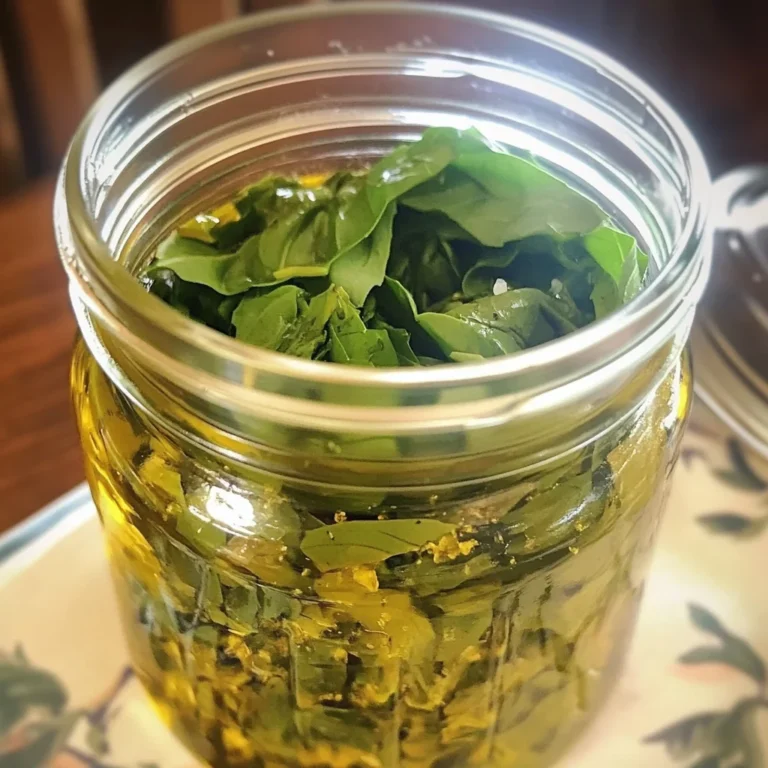 Preserving Summer: Basil in Oil