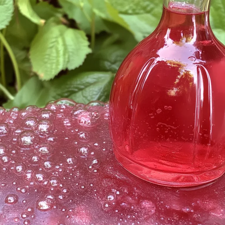 Rhubarb Liqueur