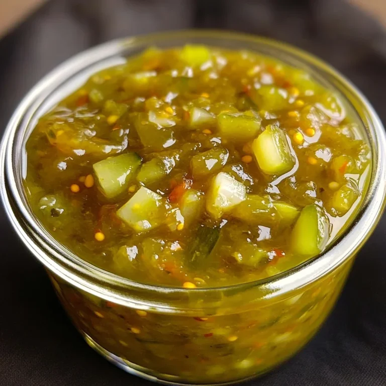 Sweet Pickle Relish Recipe
