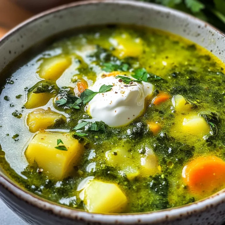 Ukrainian Green Borscht