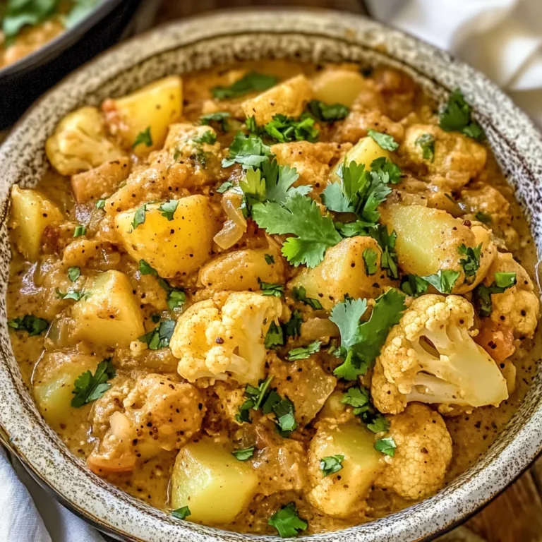 Cauliflower Potato Curry