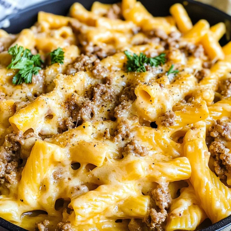 Cheeseburger Pasta