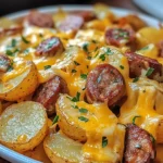 Cheesy Ranch Potatoes and Smoked Sausage