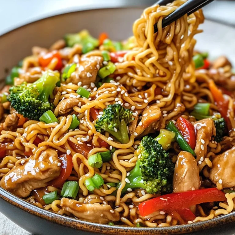 Chicken Ramen Stir Fry