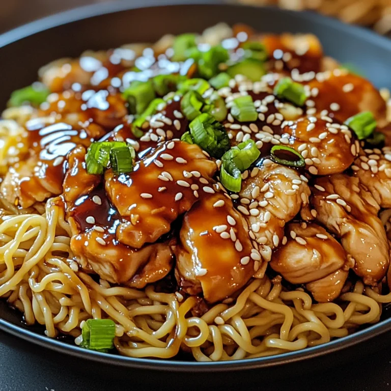 Chicken Teriyaki Noodles