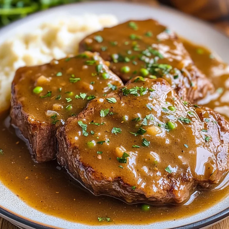 Crock Pot Cubed Steak (+Video)