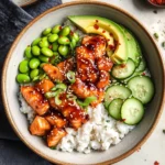 Honey Sriracha Salmon Bowls