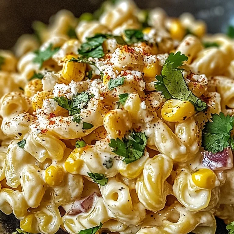 Mexican Street Corn Pasta Salad is a must-try dish!