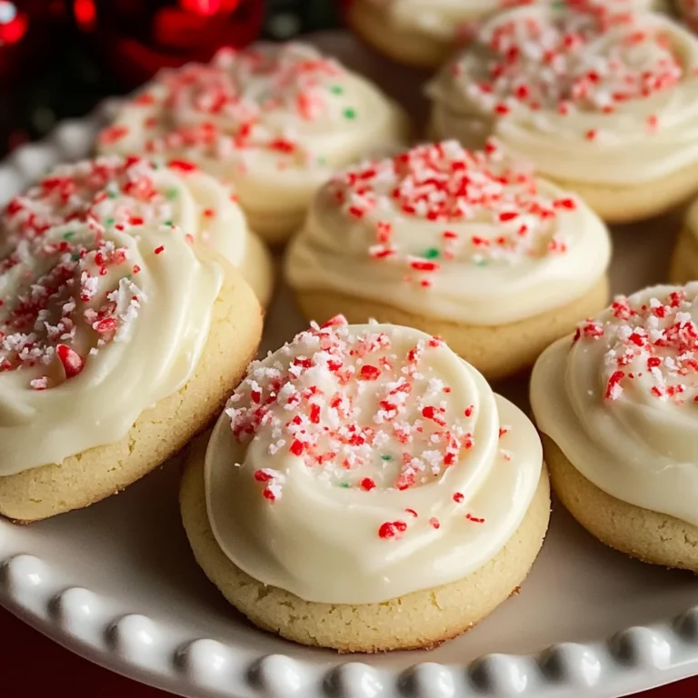 Peppermint Meltaway Cookies