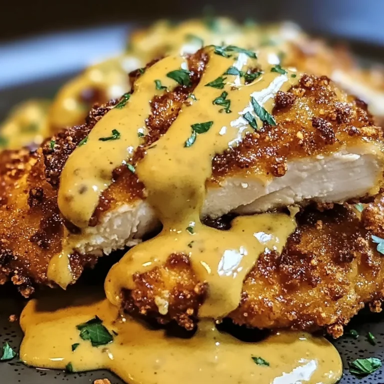 Pretzel Chicken with Mustard-Cheddar Sauce: An Amazing Ultimate Recipe