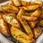 Seasoned Baked Potato Wedges