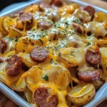 Cheesy Ranch Potatoes and Smoked Sausage