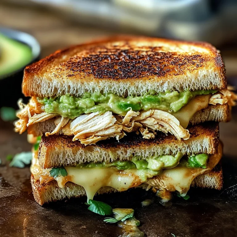 Chicken Avocado Melt Sandwich