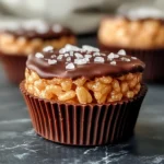 Chocolate Peanut Butter Rice Krispie Cups