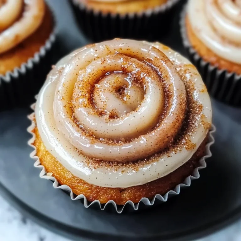 Cinnamon Roll Cupcakes