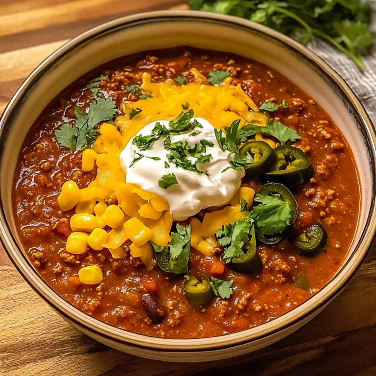 Crockpot Spicy Queso Beef Chili