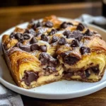 Decadent Chocolate Croissant Breakfast Bake