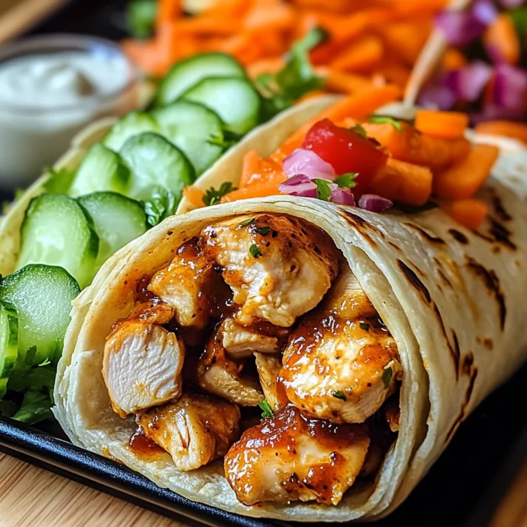 Firecracker Chicken Wraps