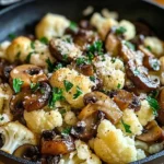 Garlic Cauliflower Mushroom Skillet: Quick & Delicious Dish