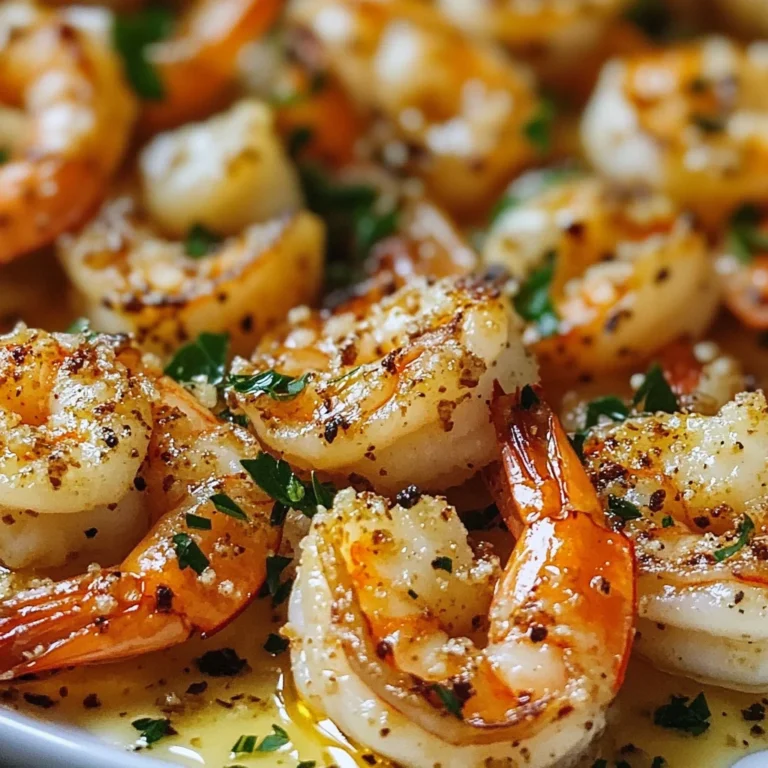 Garlic Parmesan Roasted Shrimp