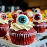 Halloween Augapfel Cupcakes