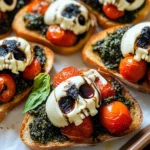 Halloween Bruschetta Appetizer