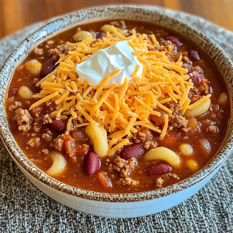 Hillbilly Chili and Cinnamon Rolls