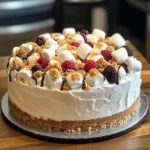 Marshmallow Whip Cheesecake : No-Bake Dream Dessert