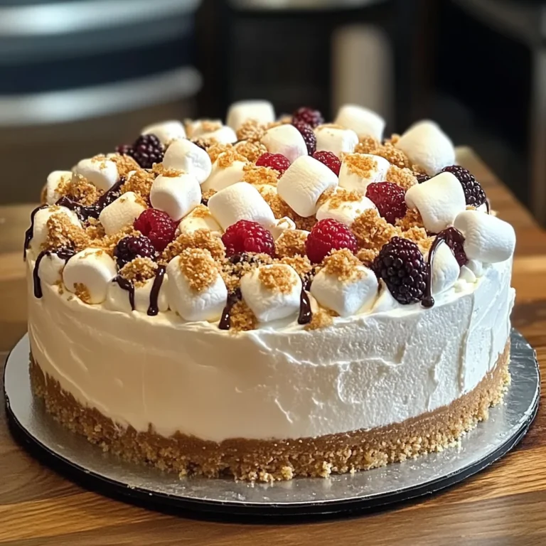 Marshmallow Whip Cheesecake : No-Bake Dream Dessert