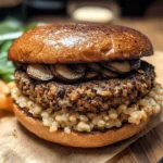 Mushroom Veggie Burgers