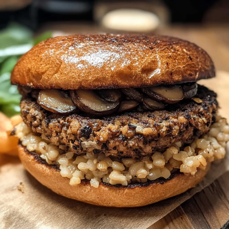 Mushroom Veggie Burgers