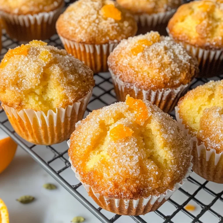 Orange and Cardamom Muffins