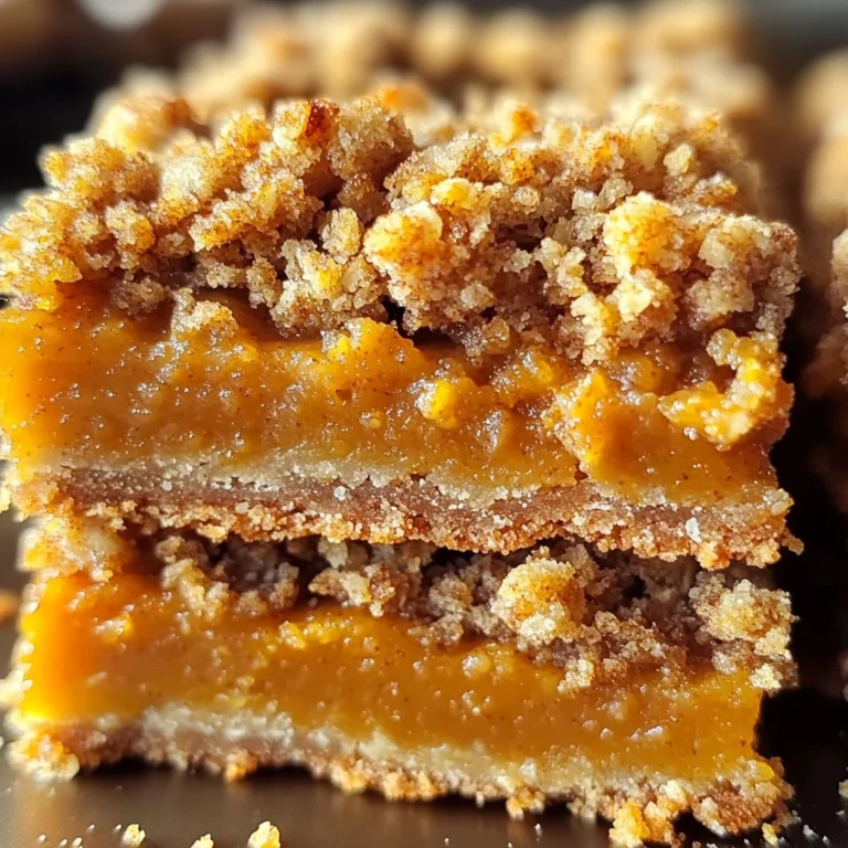 Pumpkin Pie Crumble Bars – Easy Fall Dessert Recipe