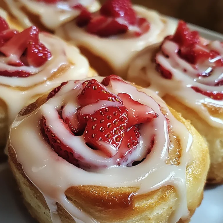 Strawberry Cheesecake Cinnabon Rolls