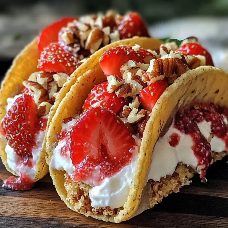 Strawberry Crunch Cheesecake Tacos