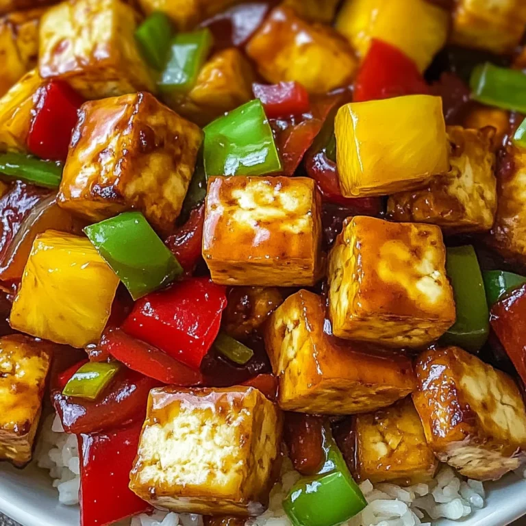 Vegan Pineapple Tofu